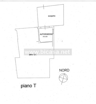 planimetria garage e scop. privato - Appartamento Pesaro (PU) CENTRO CITTA, LORETO 