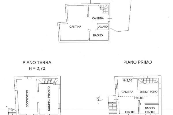 pianta - Unifamiliare Villa Urbino (PU) PIEVE DI CAGNA, PIEVE DI CAGNA 